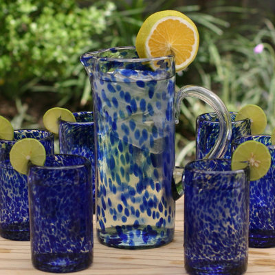 Faiza 33oz. Glass Beverage Dispenser