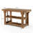 63-Inch Rectangle Solid Wood Counter Height Bar Table with Storage