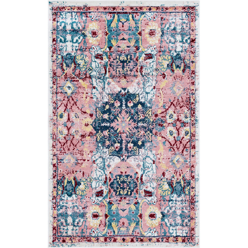 Endel Abstract Indoor Rug, Rectangle 5' x 8'