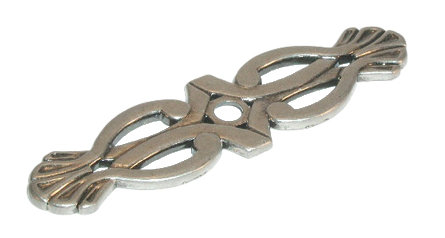 Newton  Backplate, Pewter Antique