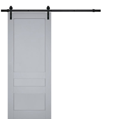 Veregio Paneled Wood Barn Door