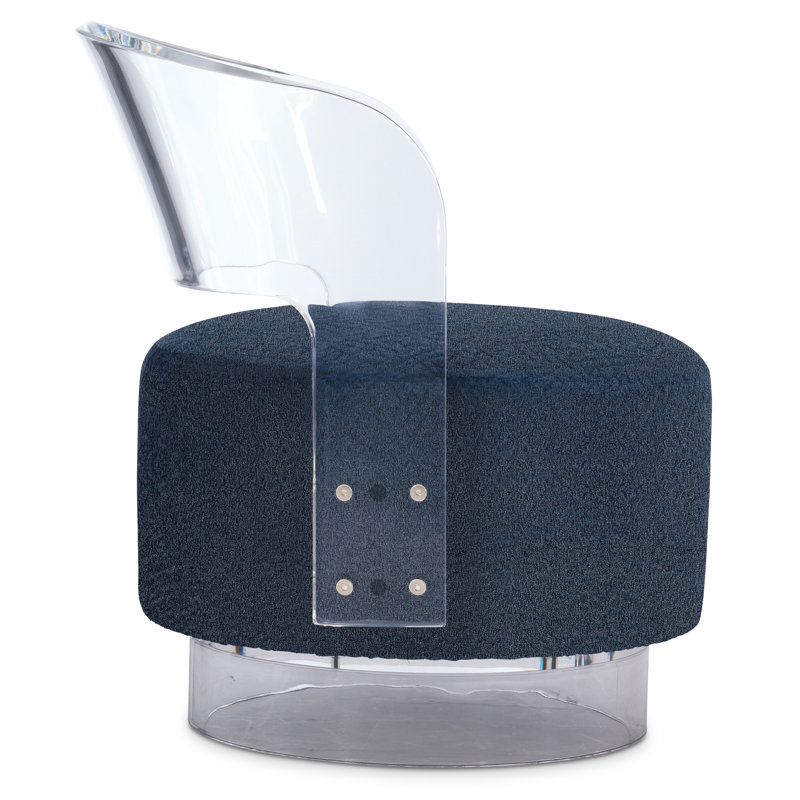 Angelina Swivel Curved Chair
