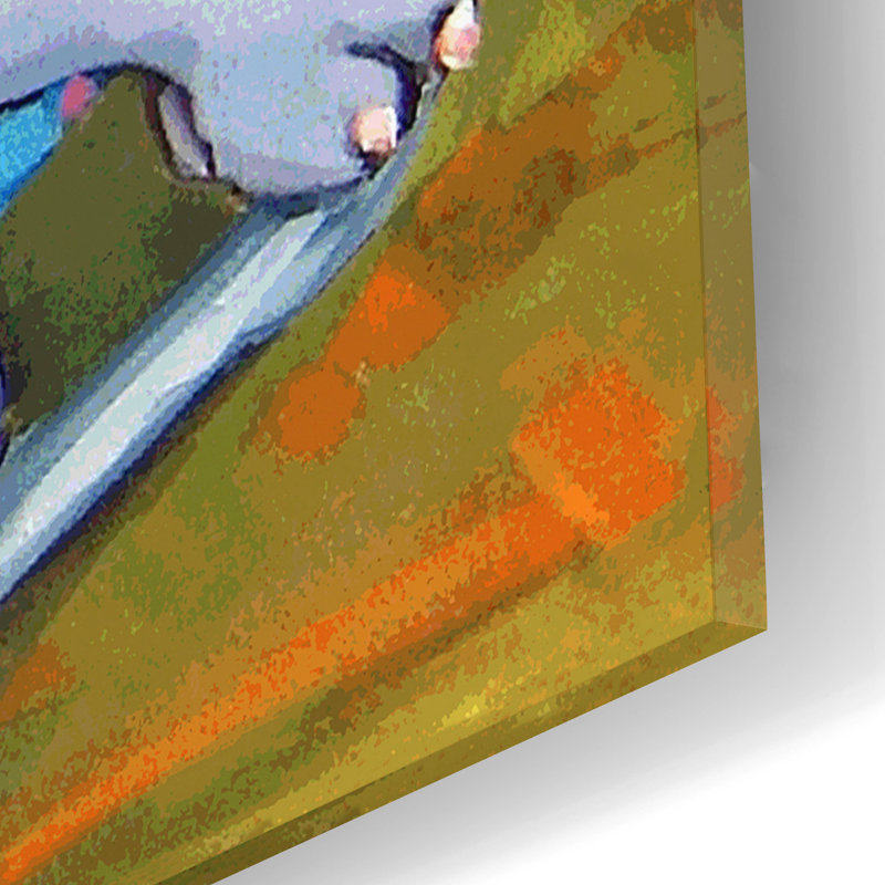 «Bully For Beer Fest» par CR Townsend, art mural en verre acrylique, H 16 po x l 12 po x P 0,13 po