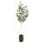 75'' Faux Olive Tree Tree in Metal Planter