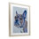 Bulldog aquarelle, reproduction sous verre encadrée, conception de Tatiana Roberts