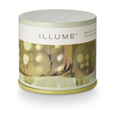 Bougie parfumée en étain Mousse de coiffeuse Borealis