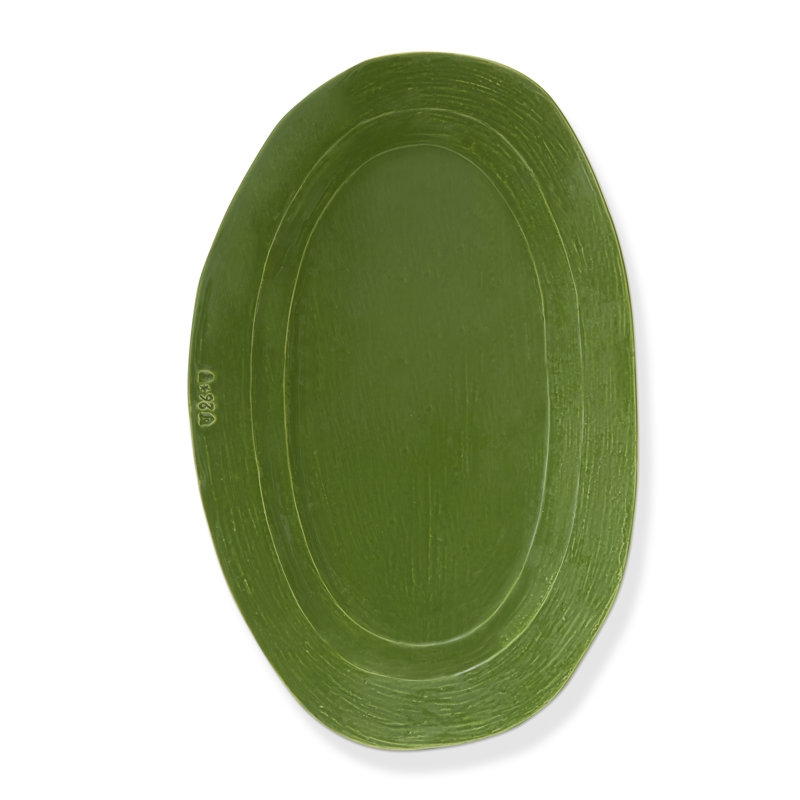 Plat ovale Olague, Vert