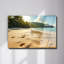 Art mural en verre trempé plage-129870013