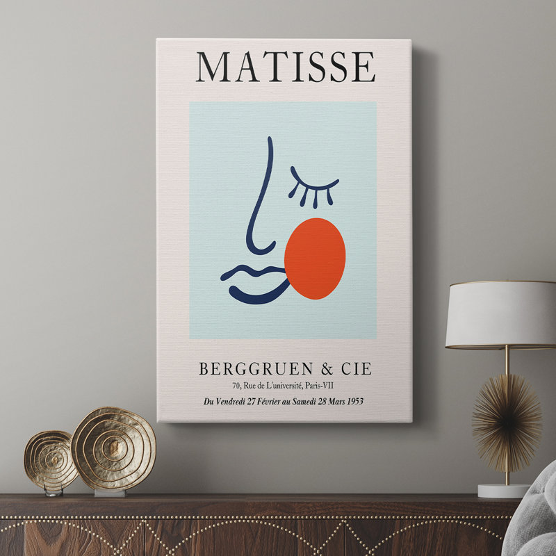 Matisse CDXCV III, reproduction d'art encadrée Cavas, H 27 po x l 18 po