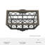 Plafonnier semi-encastré 4 lumières Chevron-74777698