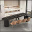 Table de salle à manger extensible pliable pour 1 à 10 personnes-702201285