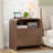 2 Drawers Nightstand Set, Mid Century Modern Bedside Table With Charging Station, 23.6'' Wide Wood End Table For Bedroom, Curved Profile Design, Walnut (Set Of 2)-2132676479-2147211484