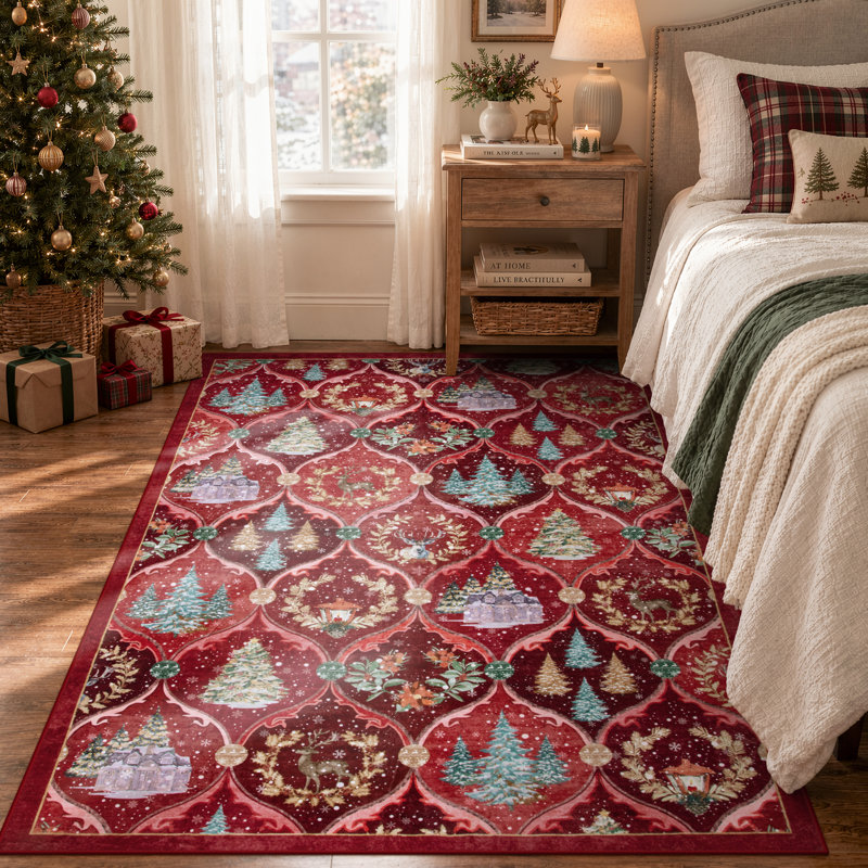Tapis de Noël Laraven, Rectangle 5 pi x 7 pi