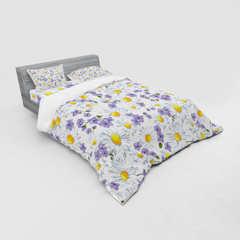 French Country Floral Duvet Cover, Queen Duvet Cover + 3 Additional Pieces