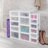 Sterilite Clear & White Plastic Storage Bin with One Drawer-94962763