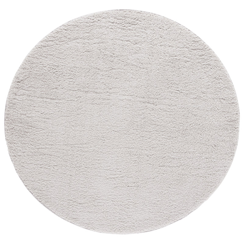 Marva Performance Solid Color Rug, Round 6'7"