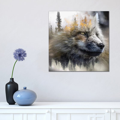 Golden Fox by Paul Haag - Print on Canvas