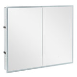 Tiverton 39" x 31-7/8" Lighted 2 Door Medicine Cabinet with Adjustable Color Temperature