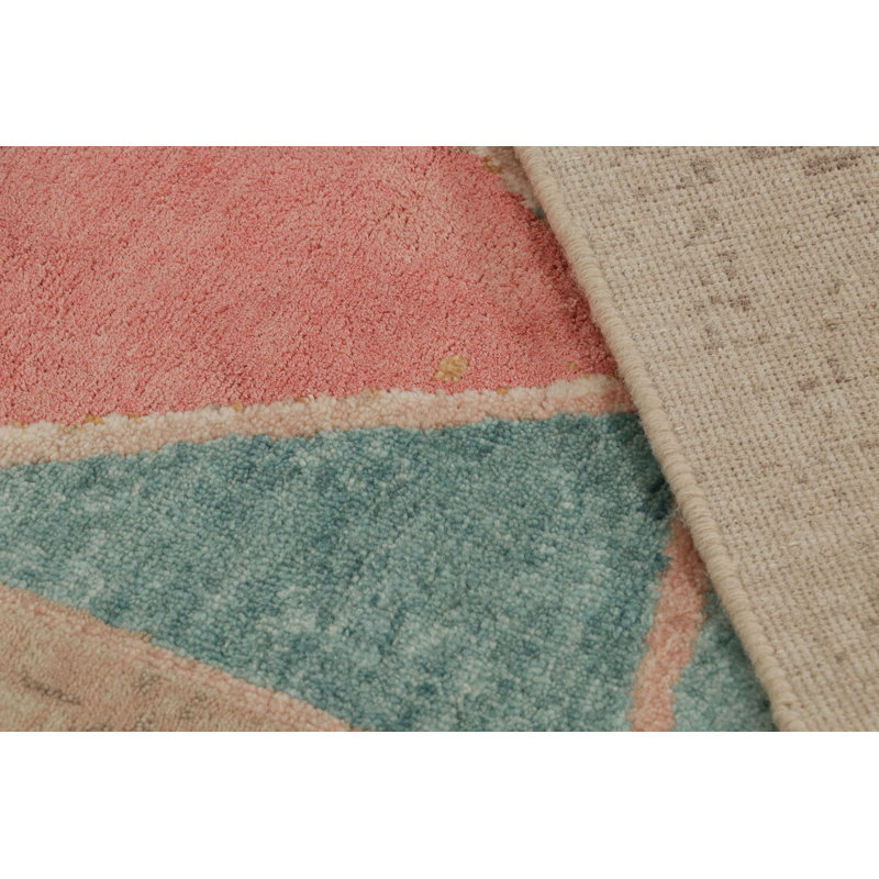 Handmade Silk and Wool Area Rug