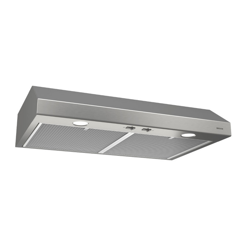 Broan Glacier 36-Inch Stainless Steel Convertible Range Hood