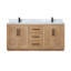 Meuble-lavabo double 72 po avec miroir Anais