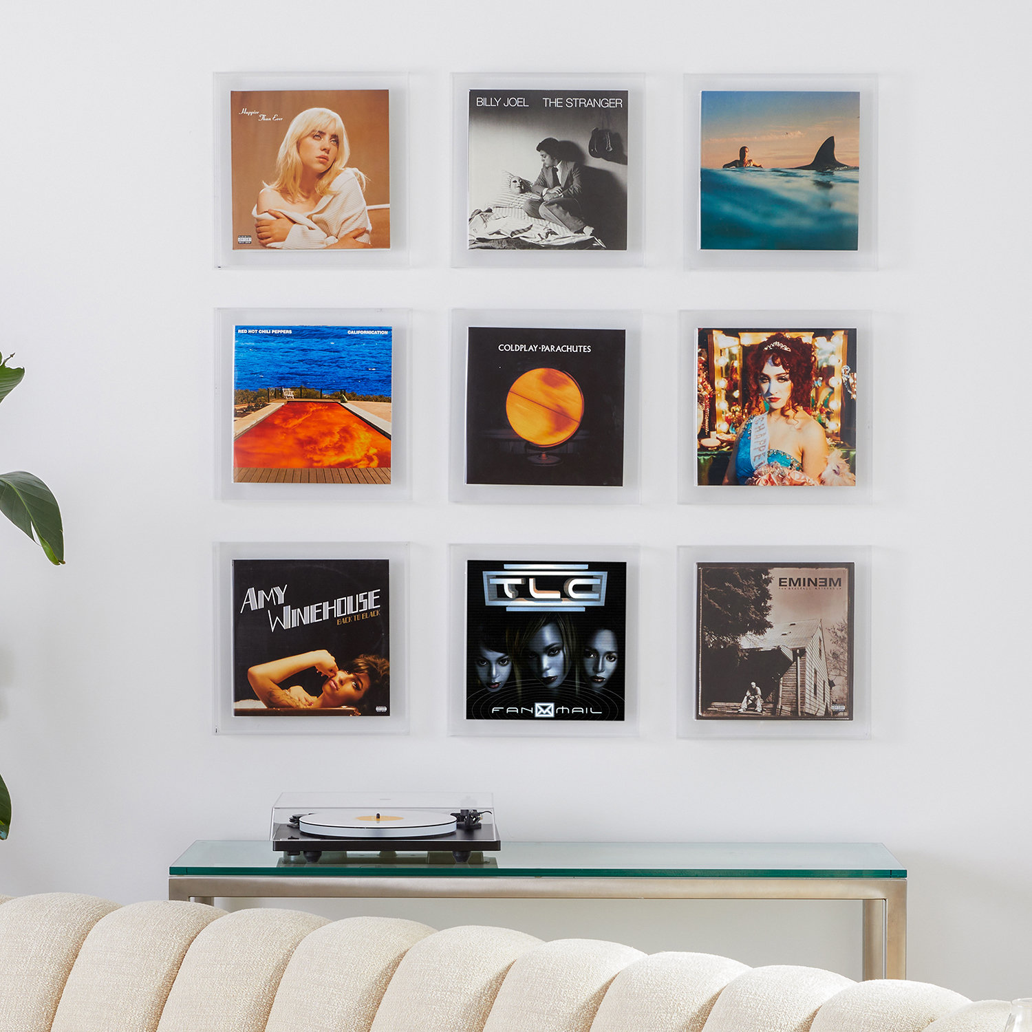 Record Album 12" x 12" Picture Frame, Clear