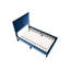 Structure de lit simple en velours - tête de lit réglable, structure 12 pour une base durable, tête de lit confort personnalisé