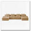 Canapé modulaire en tissu Corduroy-1695012735