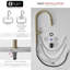 Catania Modern Single Handle Kitchen Faucet-104429211