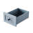 Grey-blue 53inch Kitchen Island - With Internal Storage, Movable Drop Leaf, And Power Charging Station With Storage Adjustable Leaf Rolling Cart Outlet-665120967