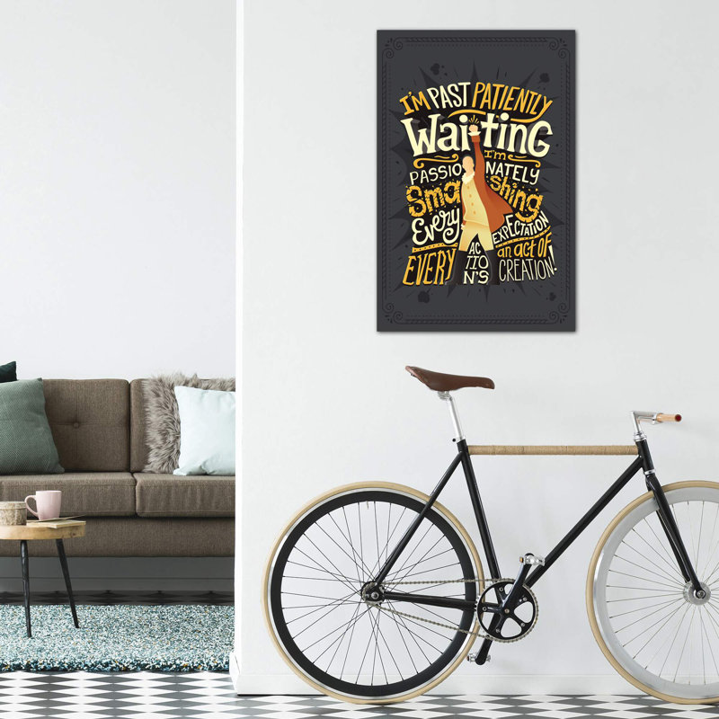 Hamilton Hamilton par Risa Rodil - impression d'art graphique, H 48 po x l 32 po x P 1,5 po, Toile tendue, Pas de tapis