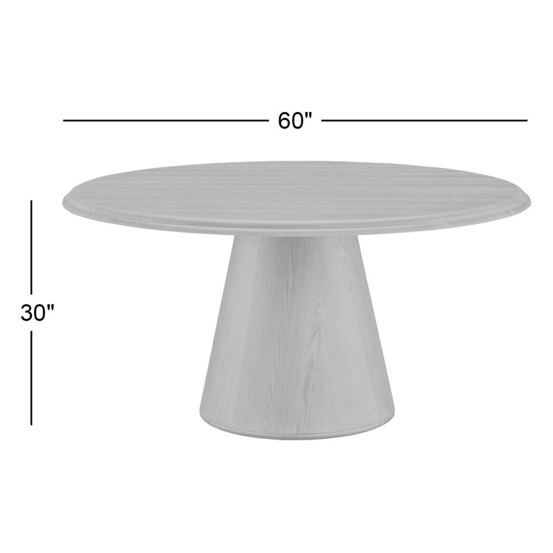 Tutto Dining Table Natural, 30" H x 38" L x 38" W
