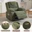 Fauteuil inclinable surdimensionné avec pivotement à 360 °, massage et chauffage, canapé simple pour le salon / la chambre à coucher-370551753