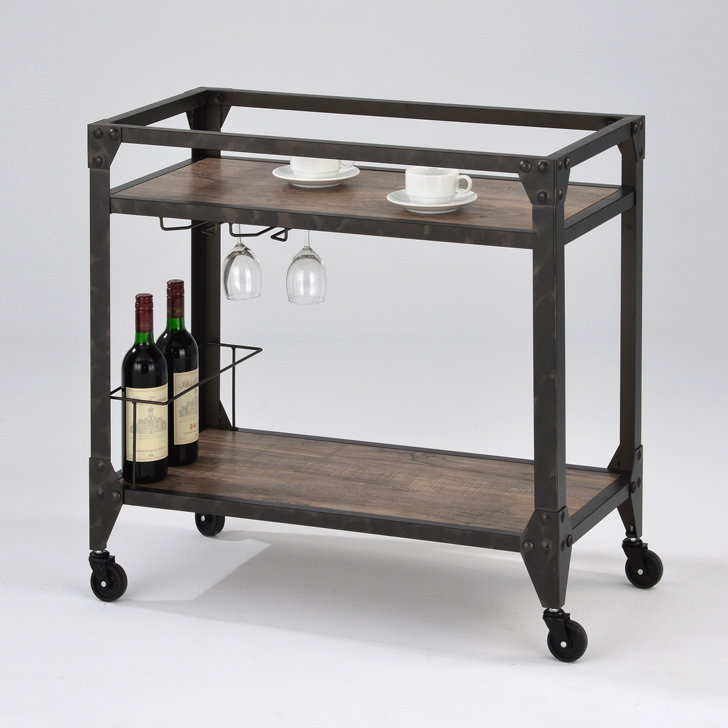 Industrial Bar Cart