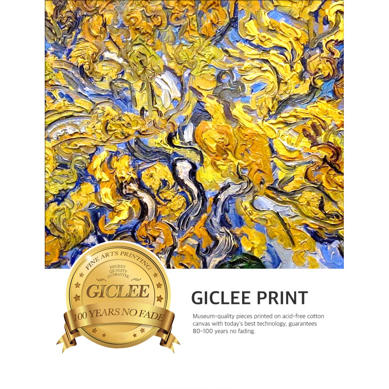 «The Mulberry Tree» par Vincent Van Gogh, reproduction d'art par Vincent Van Gogh - reproduction sur toile, H 20 po x l 24 po