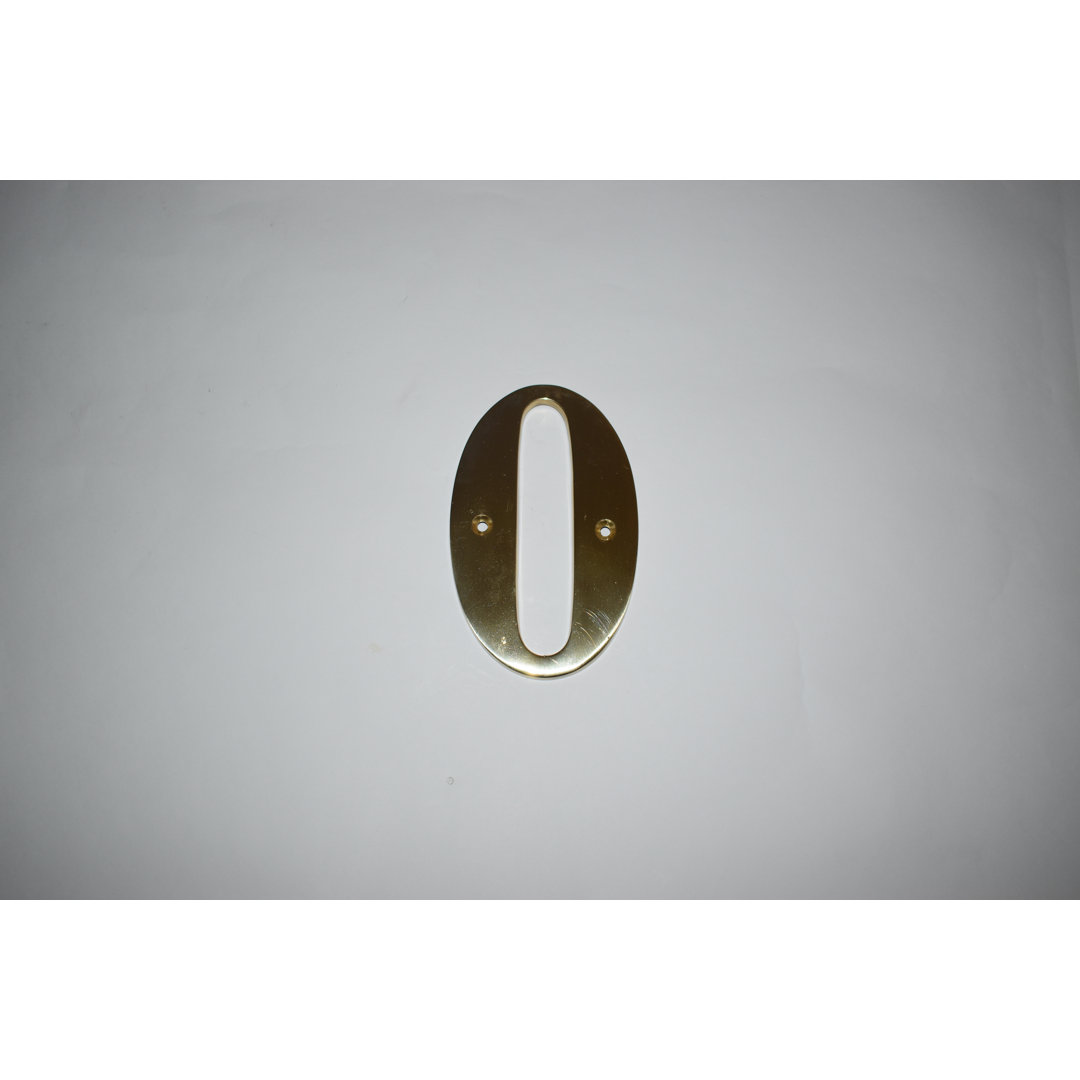 19 in. Sarang Surface/Flush Mount House Number
