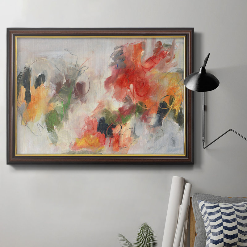 " Abstract Floral Delight II ", 16" H x 20" W x 1" D