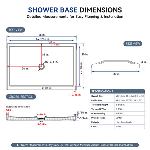 Dimensions du produit