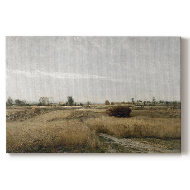 Paysage rétro - DCLxxxx, H 19 po x l 28 po x P 1,5 po, Toile tendue