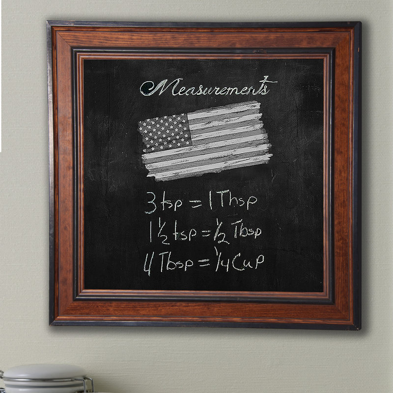 Tableau noir murale pin country, 34 po x 34 po