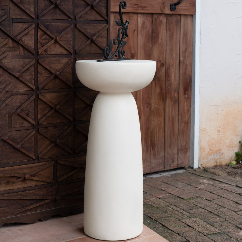 Support en oxyde de magnésium pour installation tropicale à l'intérieur ou à l'extérieur de 28 pouces, blanc, l 13 po x P 28 po, aucun article d'assemblage requis. Support requis