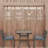 Outsunny 3 PCS Rattan Wicker Bar Set with Wood Grain Top Table and 2 Bar Stools