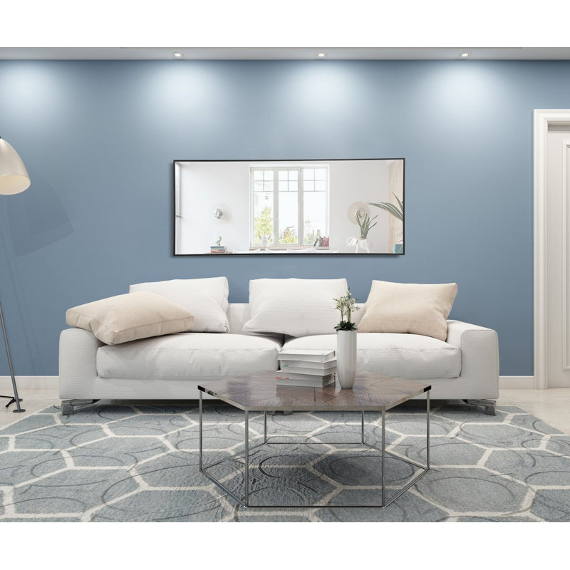 Miroir mural Sabine, 36 po x 24 po, Noir