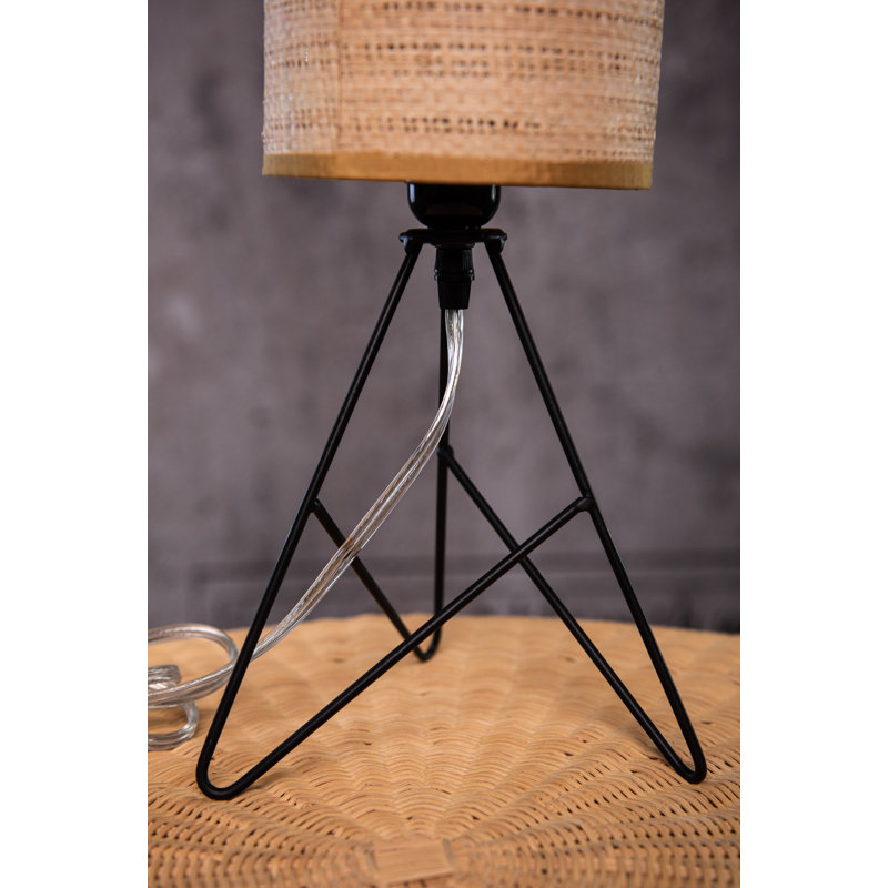 Mini lampe de table en rotin Baltierra