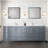Double Bath Vanity with White Quartz Top-110821845