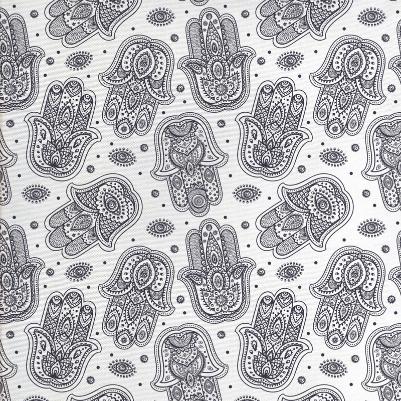Tissu hamsa, l 58 po x L 108 po