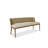 Amalfi Crypton® Upholstered Bench