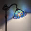 Mathieson Tiffany Floor Lamp Liaison Stained Glass Gooseneck LED Bulb Included 20"W*12"D*63"H-1926064432