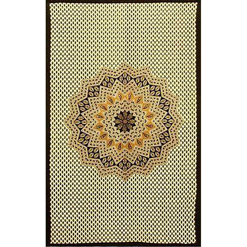 Tapisserie géométrique à cercle de coton mandala
