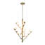 Cypress 5 Arm Opal Glass LED Chandelier-1462355288
